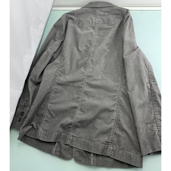 Vintage Fossil 54 Corduroy  Jacket Men Small S Lightweight Gray Y2K Grunge Retro - Picture 4 of 7